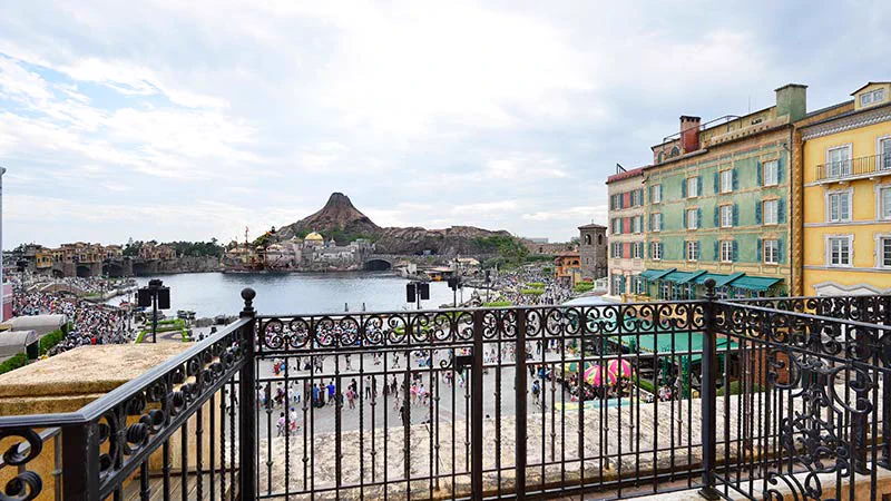 미라코스타 Balcony Room Harbor View 실제 발코니와 Porto Paradiso 전망