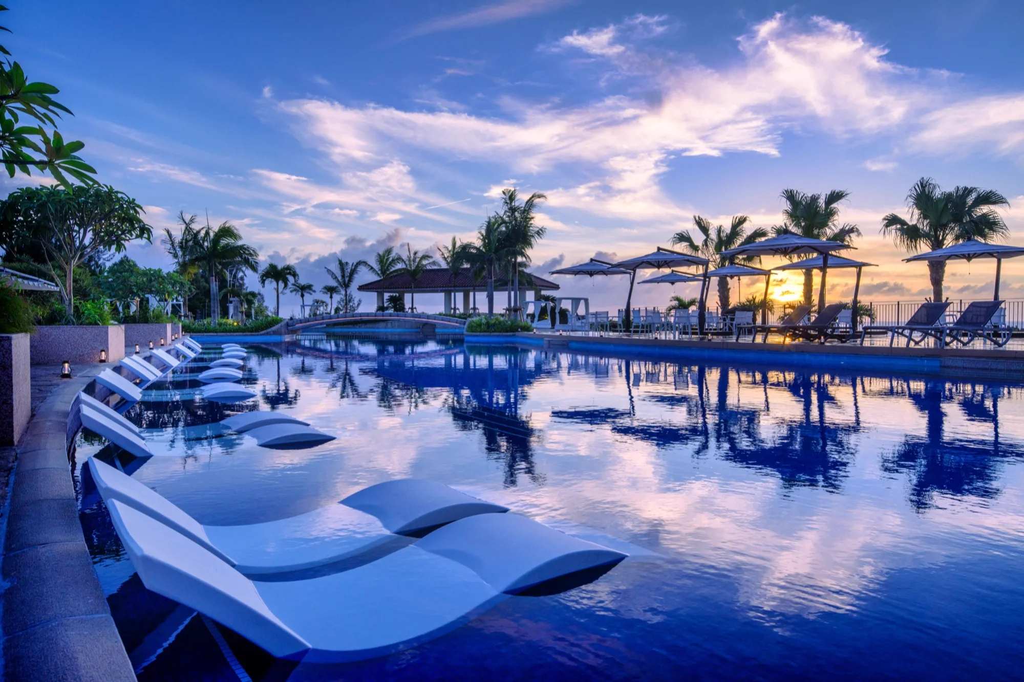 Oriental Hotel Okinawa Resort &amp; Spa Garden Pool 야외 대형 수영장