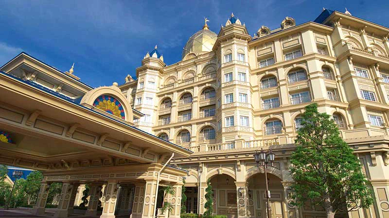 도쿄 디즈니랜드 호텔 외관과 Disneyland 정면 숙박 위치