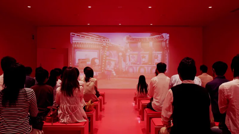 컵누들 뮤지엄 요코하마 Momofuku Theater 안도 모모후쿠 영상 전시