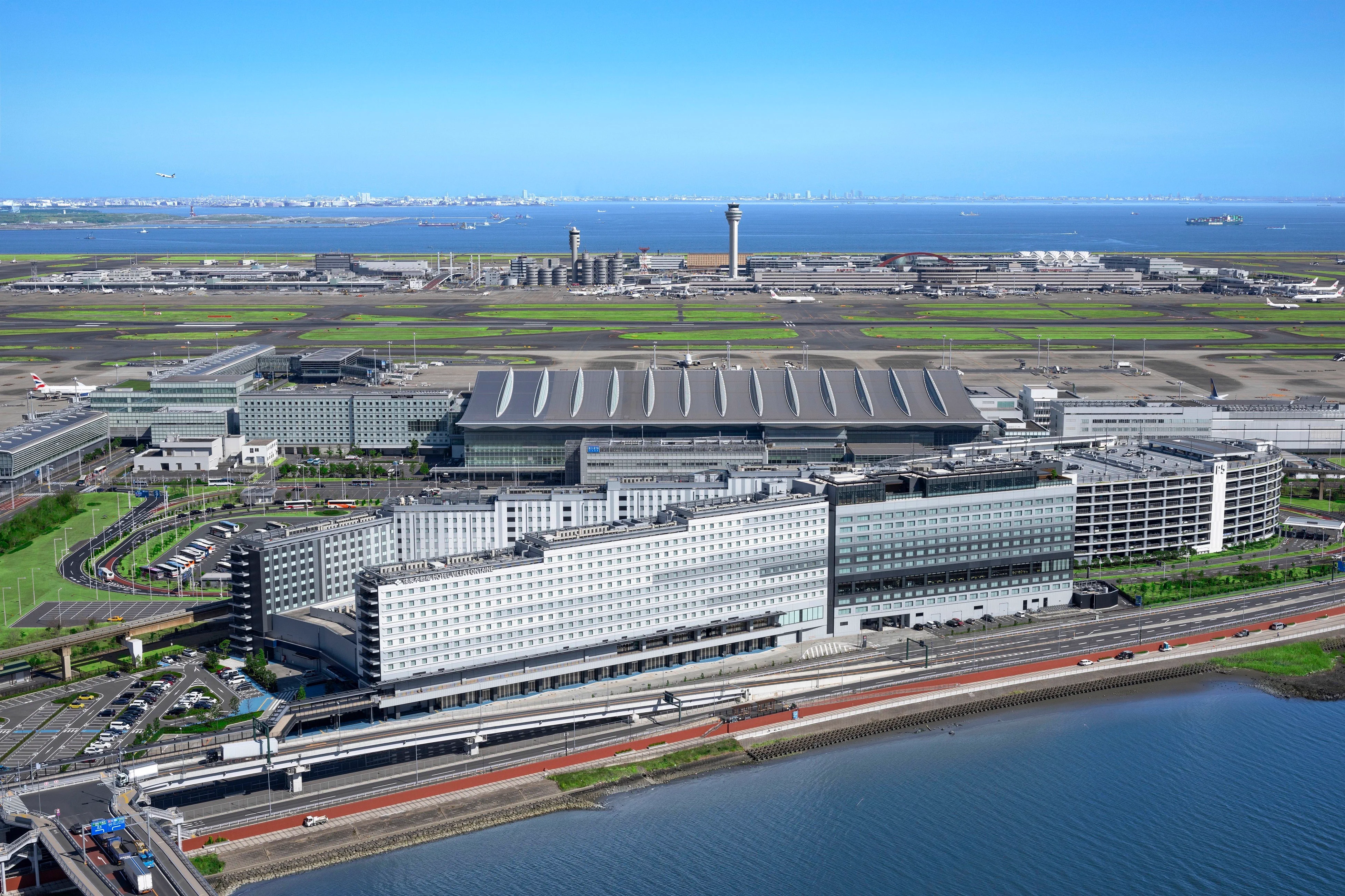 Villa Fontaine Grand Haneda Airport와 하네다 에어포트 가든 외관